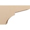 Ekena Millwork 12"W x 36"D x 24"H Classic Monterey Rough Cedar Woodgrain TimberThane Corbel, Primed Tan CORUR12X36X24MONRCPR - alternate 4